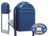 Standbriefkasten Entnahme hinten blau Cenator BF 466 