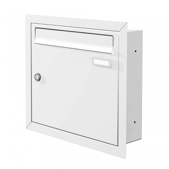 Unterputz Briefkasten Cenator KN-UP-10-110 weiss RAL 9016