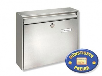 Anlagen-Briefkasten Edelstahl Cenator BW 125 