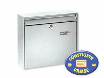 Anlagen-Briefkasten silber Cenator BW 184 