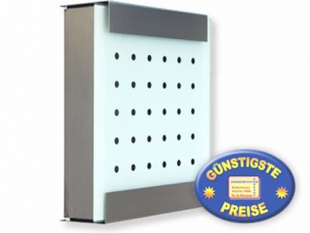 Luxusbriefkasten Edelstahl Cenator KE 348