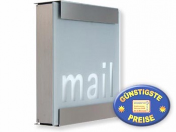 Luxusbriefkasten Edelstahl Cenator KE 349 