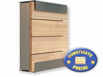 Luxusbriefkasten Edelstahl Cenator KE 355