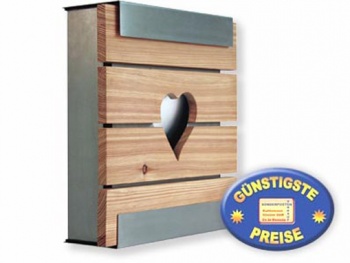 Luxusbriefkasten Edelstahl Cenator KE 356