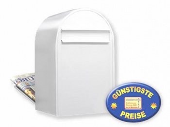 Zaunbriefkasten wei Cenator BF 375