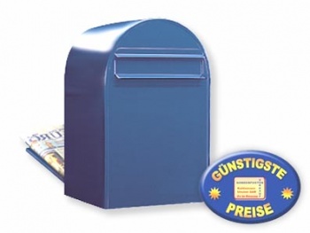 Zaunbriefkasten blau Cenator BF 376 