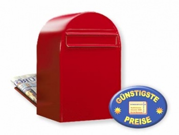 Zaunbriefkasten rot Cenator BF 377 