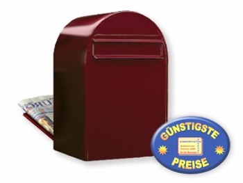 Zaunbriefkasten bordeaux Cenator BF 383