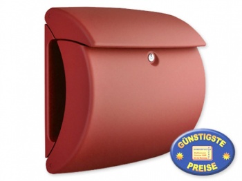 Briefkasten Kunststoff rot matt Cenator BW 579 