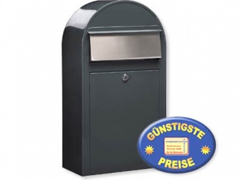 Briefkasten grau Cenator BF 398