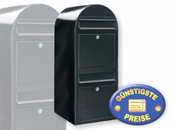 Briefkastenanlage 2 Fcher strukturschwarz Cenator BF 440 