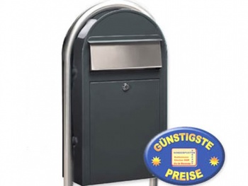 Standbriefkasten grau Cenator BF 488