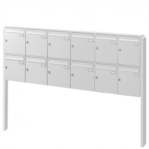 Briefkastenanlage freistehend 12 Fcher Cenator KN-FS-120-244 