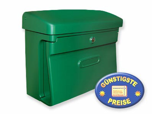 Kunststoff Briefkasten klassisch grn Cenator BW 110 