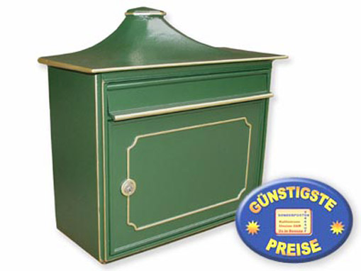 Antik-Briefkasten grün Cenator BW 135 