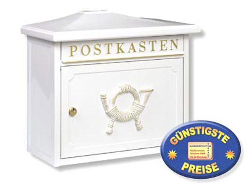 Briefkasten nostalgisch wei Cenator BW 145 