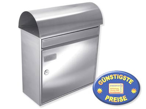 Briefkasten aus Edelstahl Cenator KN 297 