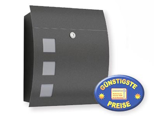 Briefkasten anthrazit Cenator CM 546 