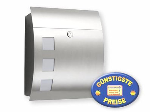 Briefkasten Edelstahl Cenator CM 63 