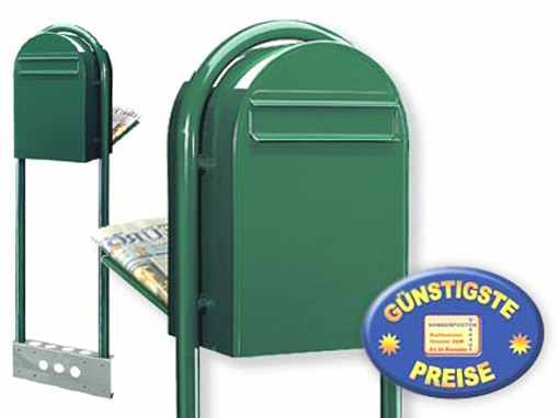 Standbriefkasten Entnahme hinten grn Cenator BF 471 