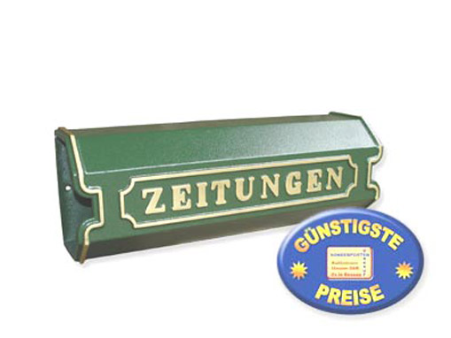 Zeitungsbox grün Cenator BW 141 